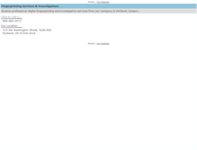 Tablet Screenshot of fingerprintingservices.net